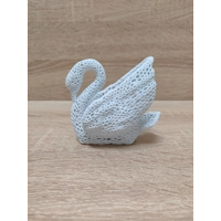 Γλυπτό Κύκνου | Τρισδιάστατο Εκτυπωμένο Άγαλμα Ποπ Αρτ | Γλυπτό Πλέγματος για διακόσμηση γραφείου