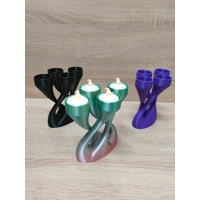 Κηροπήγιο - 3D Εκτυπωμένο - Περιλαμβάνονται φώτα κεράκια LED και μπαταρίες