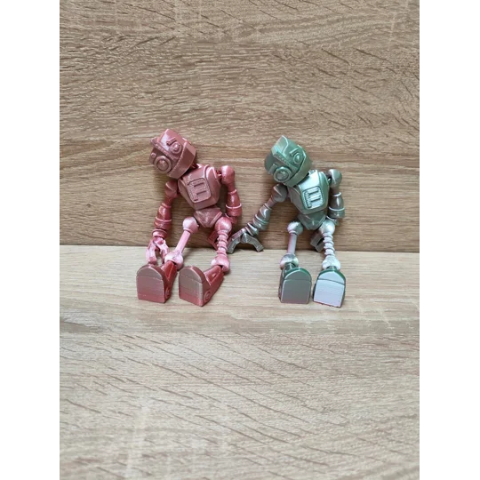 2 X Fokobot - 3d εκτυπωμένη φιγούρα, αρθρωτό παιχνίδι για ανακούφιση από το στρες ή δώρο