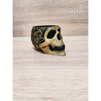 Filigree Ανθρώπινο Κρανίο Γλάστρα Βάζο, 3D Εκτυπωμένη Διακόσμηση Σπιτιού, γλαστράκια