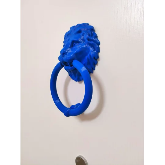 Λιοντάρι Ρόπτρο Πόρτας - 3D Εκτυπωμένο - Αστείο Χερούλι Πόρτας - πολλαπλά χρώματα