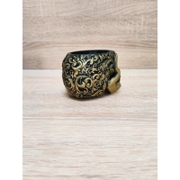 Filigree Ανθρώπινο Κρανίο Γλάστρα Βάζο, 3D Εκτυπωμένη Διακόσμηση Σπιτιού, γλαστράκια