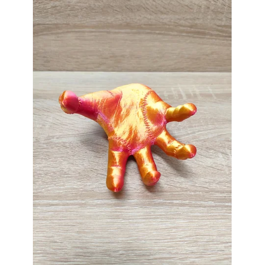 Thing 3d εκτυπωμένο αντικείμενο εμπνευσμένο από τη σειρά “Wednesday” χέρι “Thing"