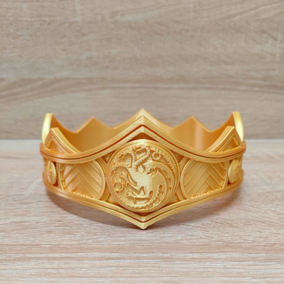Στέμμα Viserys, 3D Εκτυπωμένο, Στέμμα Βασιλιά εμπνευσμένο .. Στέμμα Viserys, 3D Εκτυπωμένο, Στέμμα Βασιλιά εμπνευσμένο ..
