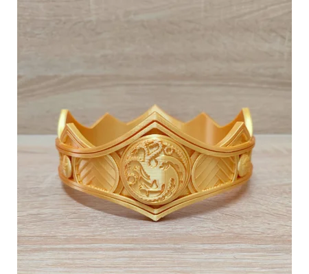 Στέμμα Viserys, 3D Εκτυπωμένο, Στέμμα Βασιλιά εμπνευσμένο από το Game Of Thrones