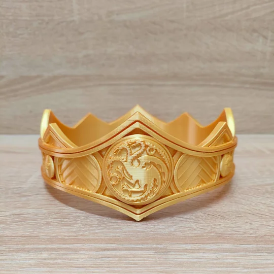 Στέμμα Viserys, 3D Εκτυπωμένο, Στέμμα Βασιλιά εμπνευσμένο από το Game Of Thrones