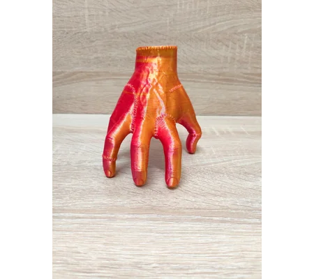 Thing 3d εκτυπωμένο αντικείμενο εμπνευσμένο από τη σειρά “Wednesday” χέρι “Thing"
