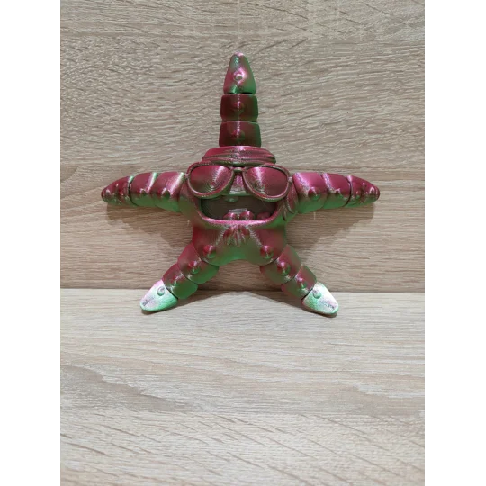 Παιχνίδι “Rockstar Biker Starfish”, 3D εκτυπωμένο, για παιδιά ή για ανακούφιση από το στρες