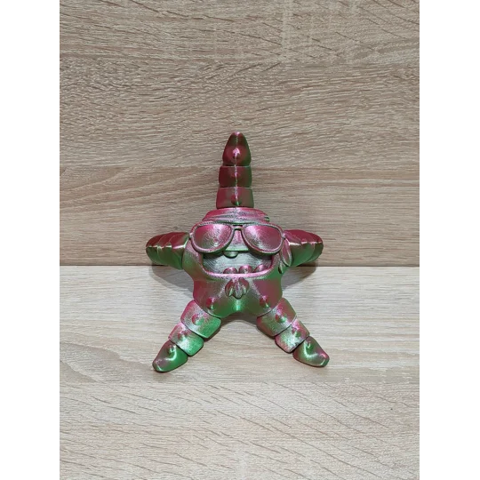 Παιχνίδι “Rockstar Biker Starfish”, 3D εκτυπωμένο, για παιδιά ή για ανακούφιση από το στρες