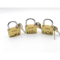 Λουκέτα Χαραγμένα με Πόλεις του Κόσμου, 160 Δημοφιλείς Πόλεις Διαθέσιμες, Δώρο Ταξιδιού