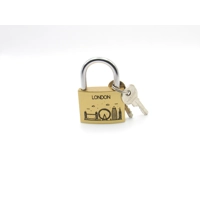 Λουκέτα Χαραγμένα με Πόλεις του Κόσμου, 160 Δημοφιλείς Πόλεις Διαθέσιμες, Δώρο Ταξιδιού