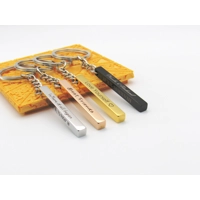 Εξατομικευμένο Μπρελόκ με Χάραξη, Μπρελόκ Μπάρα 4 Πλευρών, Μπρελόκ με Προσαρμοσμένο Όνομα