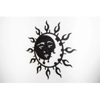 Ήλιος και Σελήνη, 3d εκτυπωμένη διακόσμηση τοίχου, κρεμαστό τοίχου ή πόρτας