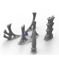 Aeldari Craftworld Scenery Terrain Set για Παιχνίδια Πολέμου 28mm/32mm