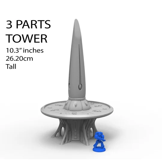 Xenos Tower Craftworld Scenery Terrain για Παιχνίδια Πολέμου 28mm/32mm