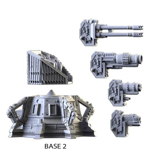 Wargaming Shooting Turrets Scenery Terrain για Παιχνίδια Πολέμου 28mm/32mm