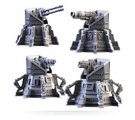 Wargaming Shooting Turrets Scenery Terrain για Παιχνίδια Πολέμου 28mm/32mm