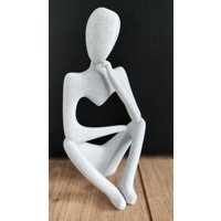 Άνθρωπος που Σκέφτεται Αφηρημένο Γλυπτό Αγάλματος Τέχνης, 3D εκτυπωμένη Διακόσμηση Σπιτιού, Γραφείου