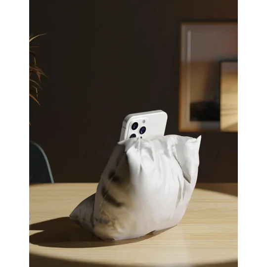 Βάση Μαξιλαριού Smartphone Art Sculpture, 3D Printed Διακόσμηση Σπιτιού, Γραφείο, Μοναδικό Σχέδιο