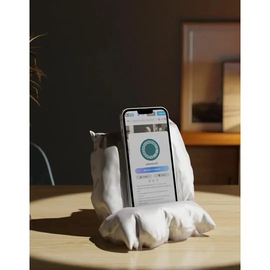 Βάση Μαξιλαριού Smartphone Art Sculpture, 3D Printed Διακόσμηση Σπιτιού, Γραφείο, Μοναδικό Σχέδιο