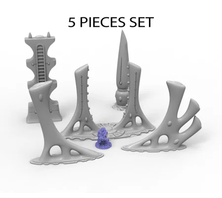 Aeldari Craftworld Scenery Terrain Set για Παιχνίδια Πολέμου 28mm/32mm