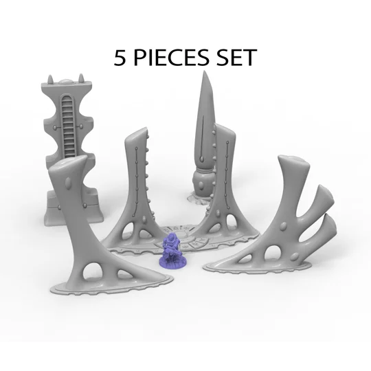 Aeldari Craftworld Scenery Terrain Set για Παιχνίδια Πολέμου 28mm/32mm
