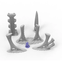 Aeldari Craftworld Scenery Terrain Set για Παιχνίδια Πολέμου 28mm/32mm