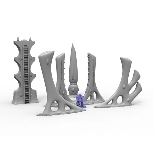 Aeldari Craftworld Scenery Terrain Set για Παιχνίδια Πολέμου 28mm/32mm