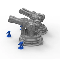 Empire Heavy Guns Scenery Terrain για Παιχνίδια Πολέμου 28mm/32mm