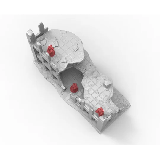 Ερείπια Πόλης Scenery Terrain για Παιχνίδια Πολέμου 28mm/32mm