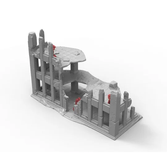 Ερείπια Πόλης Scenery Terrain για Παιχνίδια Πολέμου 28mm/32mm