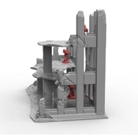 Ερείπια Πόλης Scenery Terrain για Παιχνίδια Πολέμου 28mm/32mm