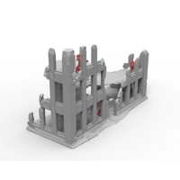 Ερείπια Πόλης Scenery Terrain για Παιχνίδια Πολέμου 28mm/32mm