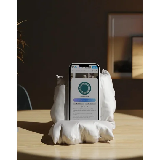 Βάση Μαξιλαριού Smartphone Art Sculpture, 3D Printed Διακόσμηση Σπιτιού, Γραφείο, Μοναδικό Σχέδιο