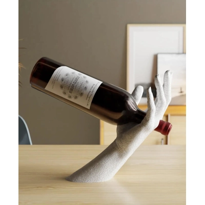 Elegance Wine Holder Art Sculpture Cracked Hand, 3D τυπωμέ.. Elegance Wine Holder Art Sculpture Cracked Hand, 3D τυπωμέ..
