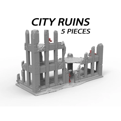 Ερείπια Πόλης Scenery Terrain για Παιχνίδια Πολέμου 28mm/3.. Ερείπια Πόλης Scenery Terrain για Παιχνίδια Πολέμου 28mm/3..