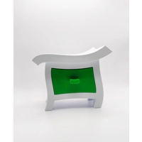 Στυλιζαρισμένα σγουρά συρτάρια για μικροπράγματα, μίνι κομοδίνα, μαγικά κουτιά, κοσμηματοθήκες