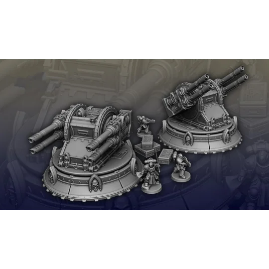 Massive Empire Defense Quad Turret για Παιχνίδια Πολέμου 28mm/32mm