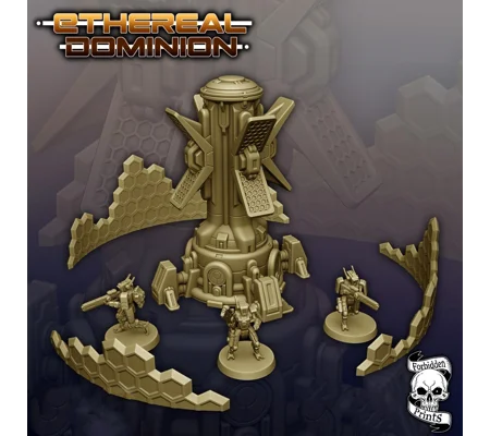 Ethereal Dominion - Πύργος Ασπίδας για Παιχνίδια Πολέμου 28mm/32mm