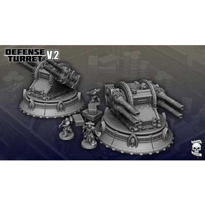 Massive Empire Defense Quad Turret για Παιχνίδια Πολέμου 28mm/32mm