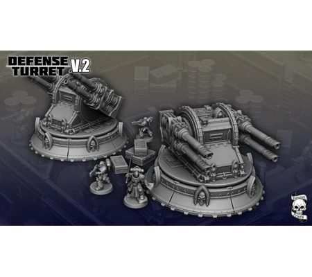 Massive Empire Defense Quad Turret για Παιχνίδια Πολέμου 28mm/32mm