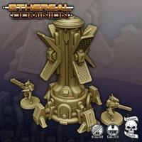 Ethereal Dominion - Πύργος Ασπίδας για Παιχνίδια Πολέμου 28mm/32mm