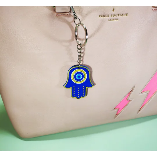 Μάτι Hamsa Bag Charm ή Μπρελόκ
