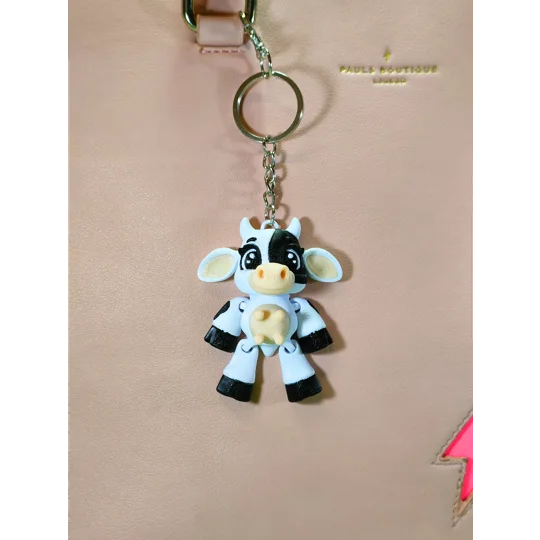 Αρθρωτή Αγελαδίτσα Bag Charm ή Μπρελόκ
