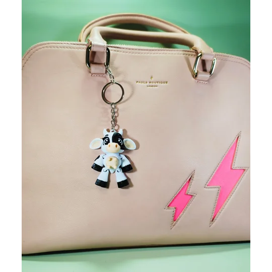 Αρθρωτή Αγελαδίτσα Bag Charm ή Μπρελόκ