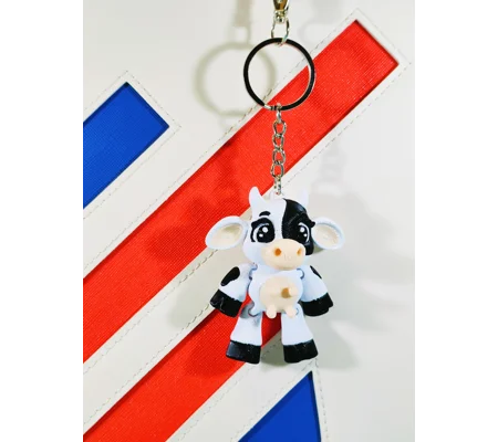 Αρθρωτή Αγελαδίτσα Bag Charm ή Μπρελόκ