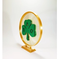 Τρισδιάστατο Διακοσμητικό Τριφύλλι ΠΑΟ - 3D Εφέ Αιώρησης -Δώρο Φιλάθλου