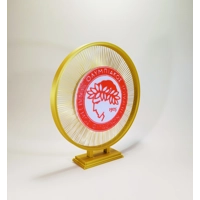 Τρισδιάστατο Διακοσμητικό Έμβλημα Ολυμπιακού - 3D Εφέ Αιώρησης -Δώρο Φιλάθλου