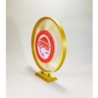 Τρισδιάστατο Διακοσμητικό Έμβλημα Ολυμπιακού - 3D Εφέ Αιώρησης -Δώρο Φιλάθλου