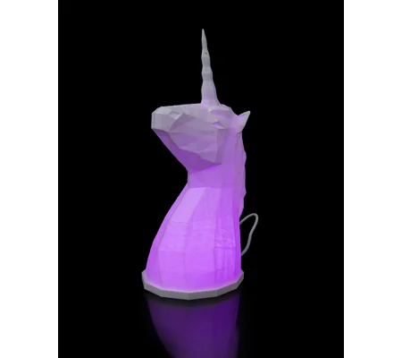 Μαγική Λάμπα Μονόκερος | 3D Εκτυπωμένο LED Νυχτερινό Φως | Διακόσμηση Παιδικού Δωματίου